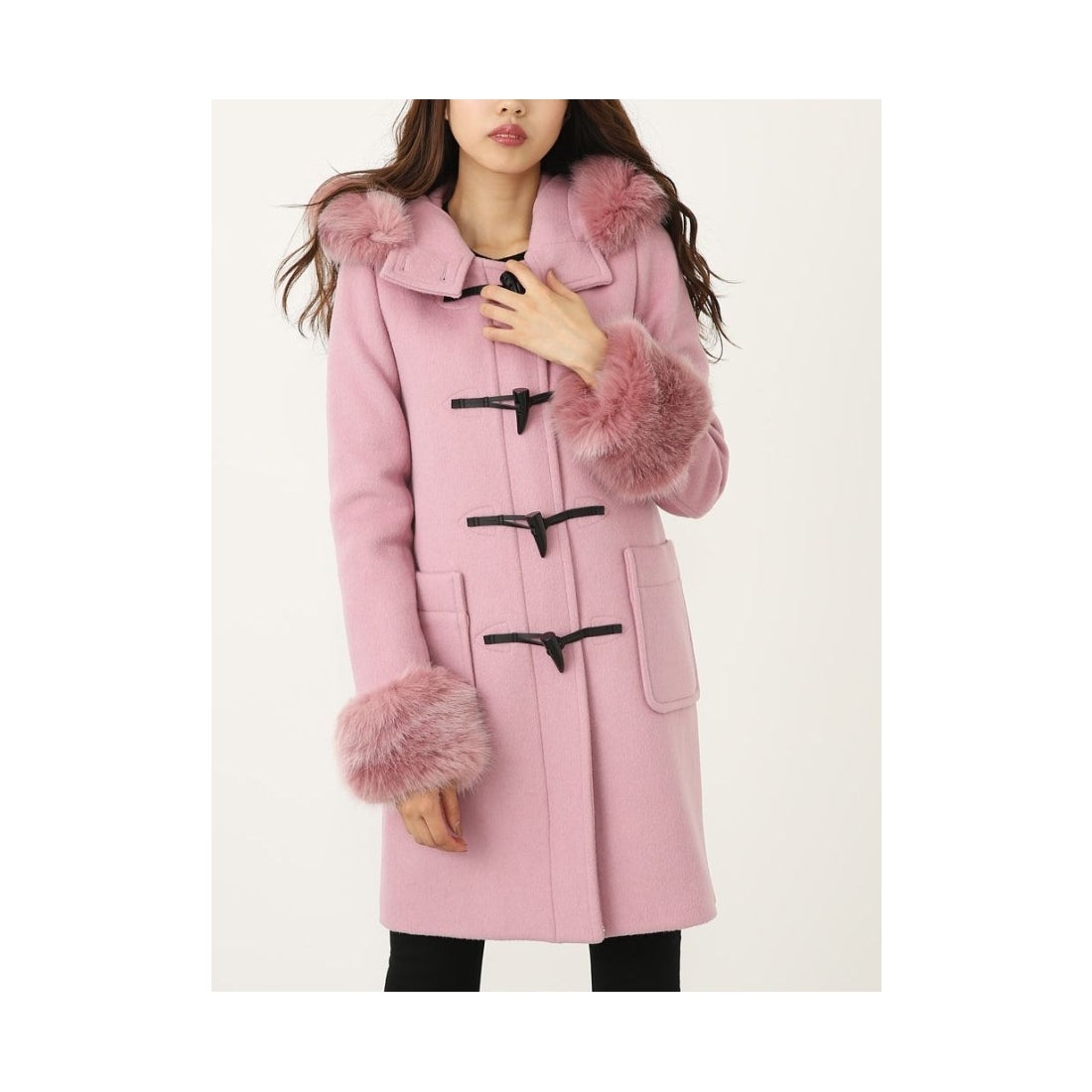 margarine fingers セーラー ダッフルコート ピンク margarine fingers