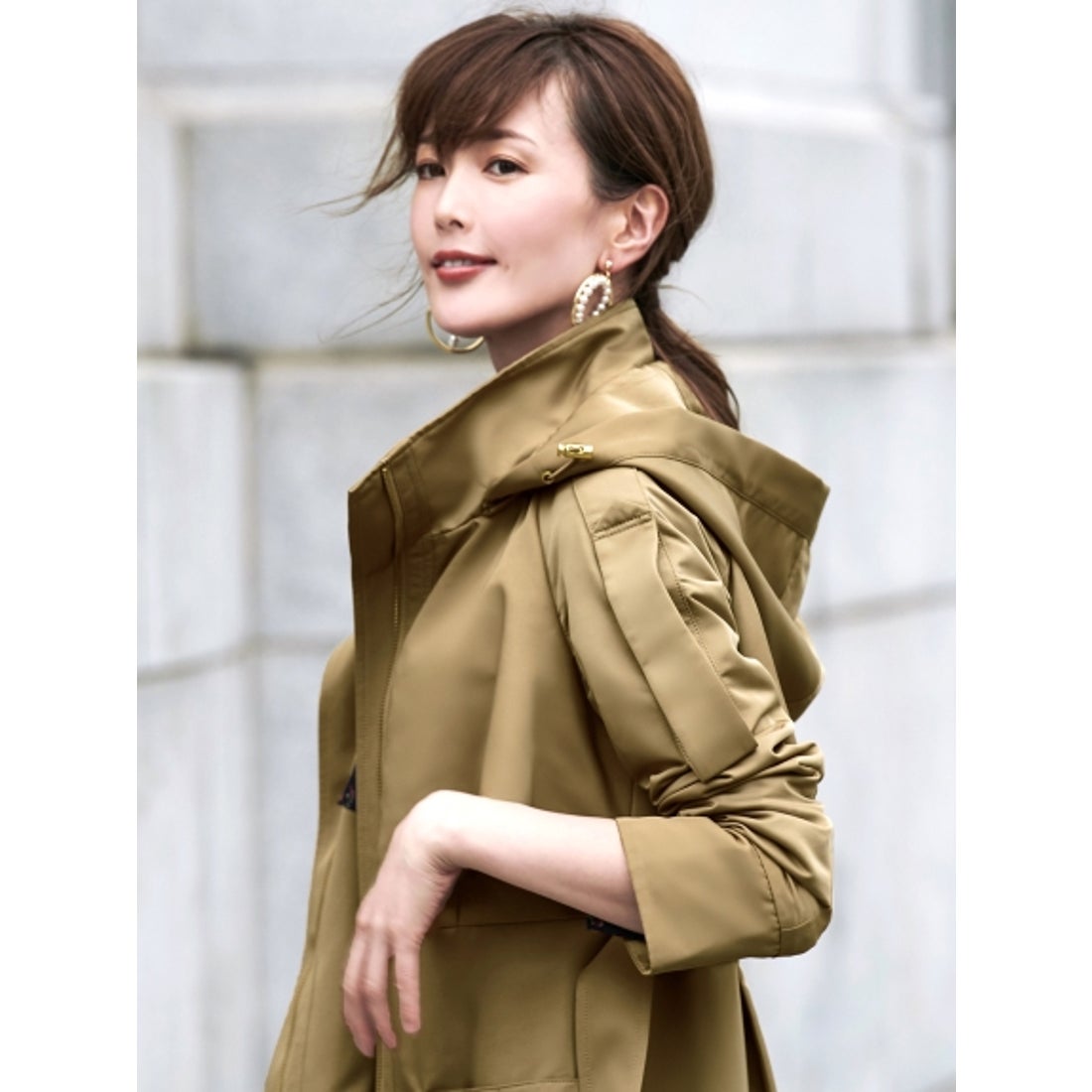 ルイルエブティック RUIRUE BOUTIQUE 2way 撥水 ｜ フードロング