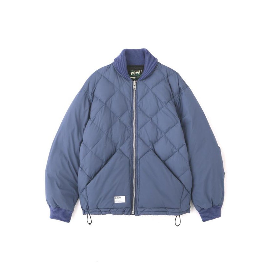 ショット Schott QUILTED DOWN JACKET/キルティング ダウンジャケット