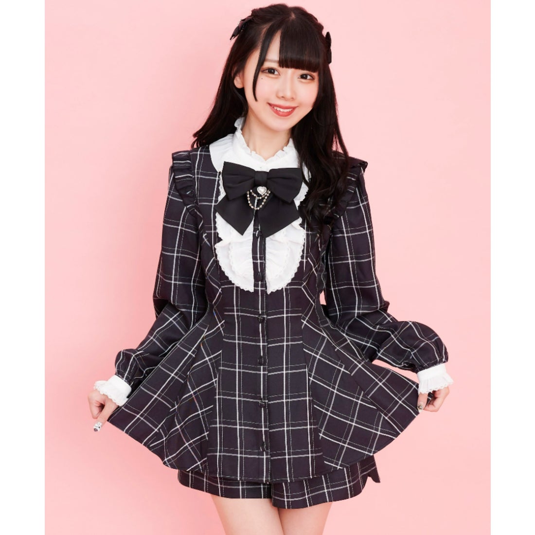 シークレットハニー Secret Honey アクセサリーリボン長袖セットアップ