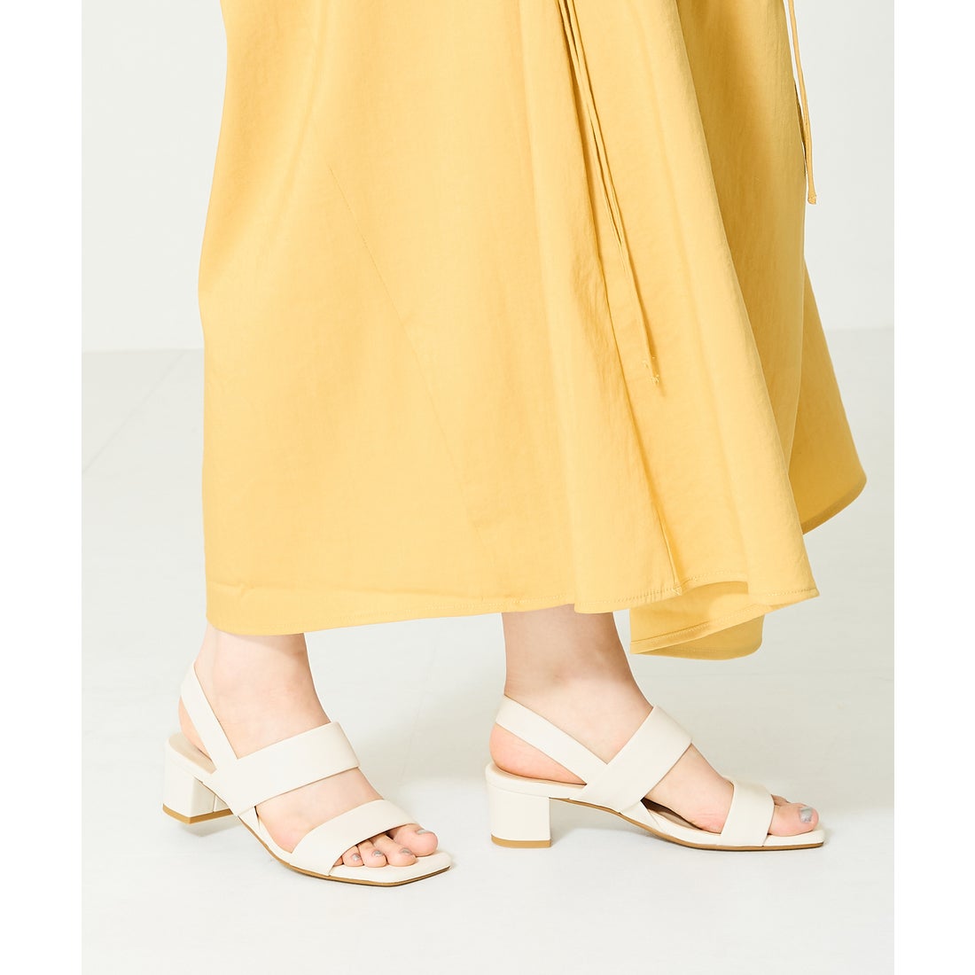 WA ORiental TRaffic ソフトレザーダブルベルトサンダル/42208（BLUE