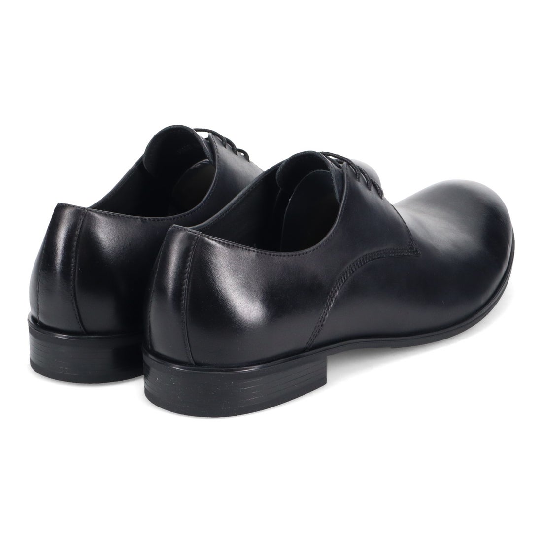 whoop'-de-doo' ドレープレザー プレーントゥ カジュアルシューズ (BL