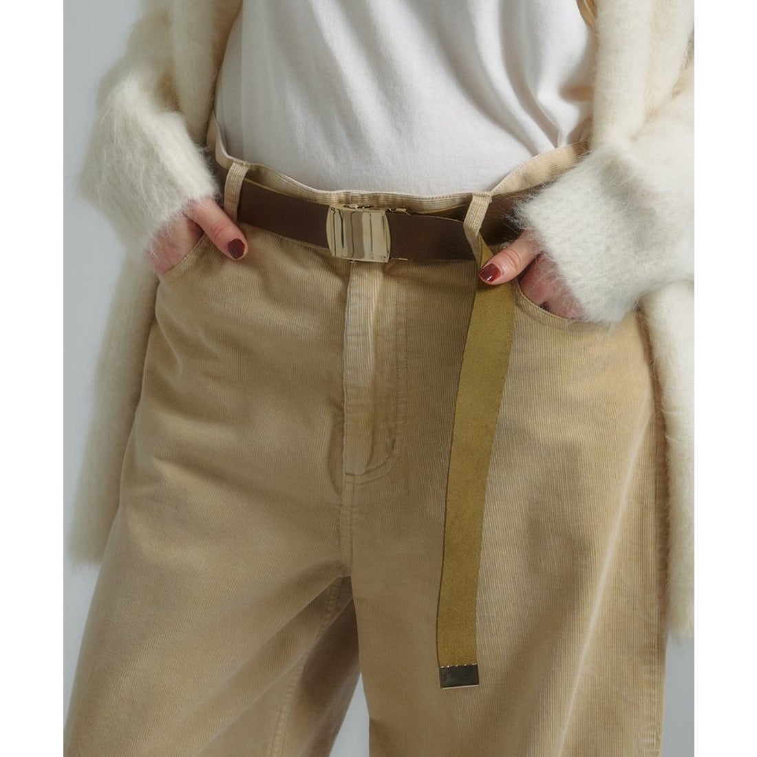 ウィムガゼット Whim Gazette 【Hoaw.】レザーガチャベルト （black(2