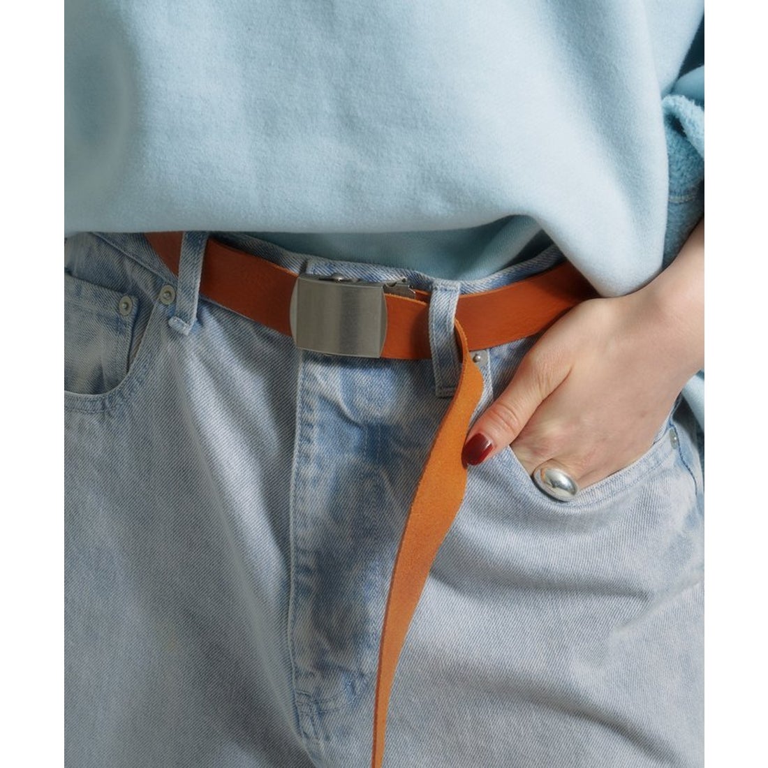 ウィムガゼット Whim Gazette 【Hoaw.】レザーガチャベルト （black(2