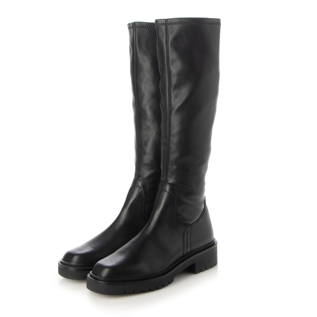 タマリス Tamaris ストレッチロングブーツ （ブラック） -レディース