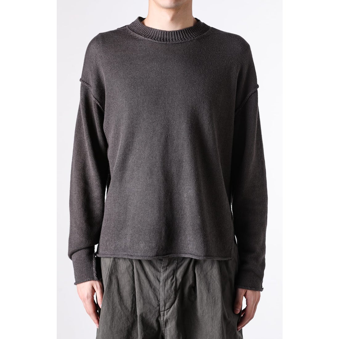 ザ ヴィリディアン The Viridi-anne Linen Pullover Knit （GRAY BROWN