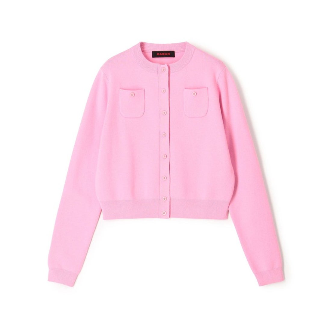 キャバン CABaN CABaN コットンカシミヤ クルーネックカーディガン
