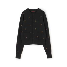 キャバン CABaN CABaN コットンカシミヤ フラワーエンブロイダリー