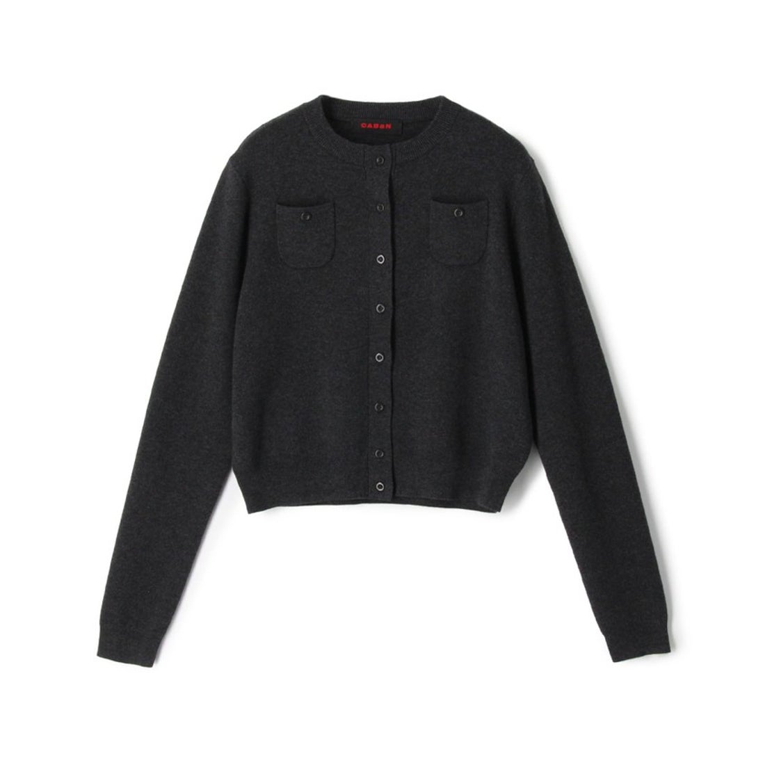 キャバン CABaN CABaN コットンカシミヤ クルーネックカーディガン