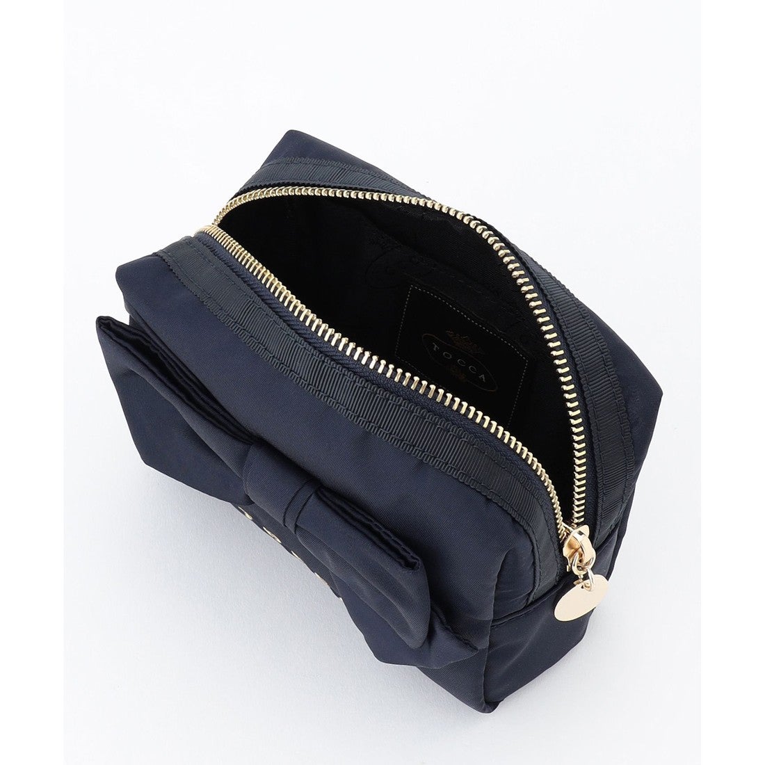 TOCCA RIBBON KNOT POUCH ポーチ （ネイビー系） -靴＆ファッション