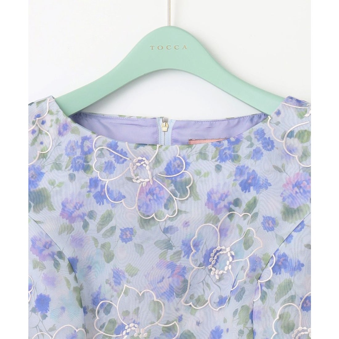 トッカ TOCCA 【消臭＆洗える！】COMING UP ROSES ドレス （ブルー系7