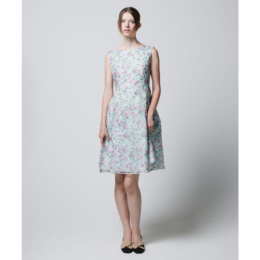 トッカ TOCCA 【消臭＆洗える！】COMING UP ROSES ドレス （ブルー系7