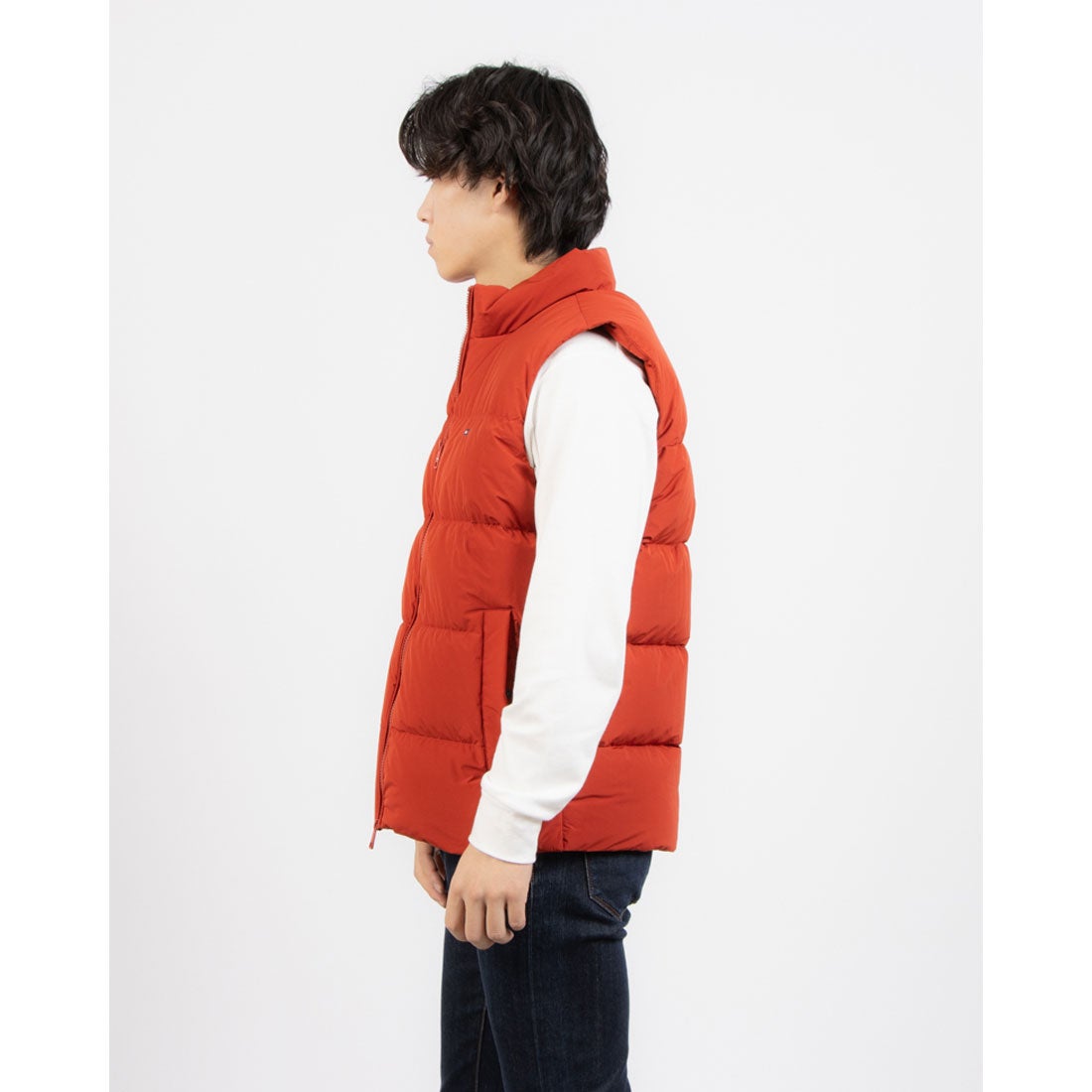 トミー ヒルフィガー TOMMY HILFIGER ダウンベスト （レッド） -waja