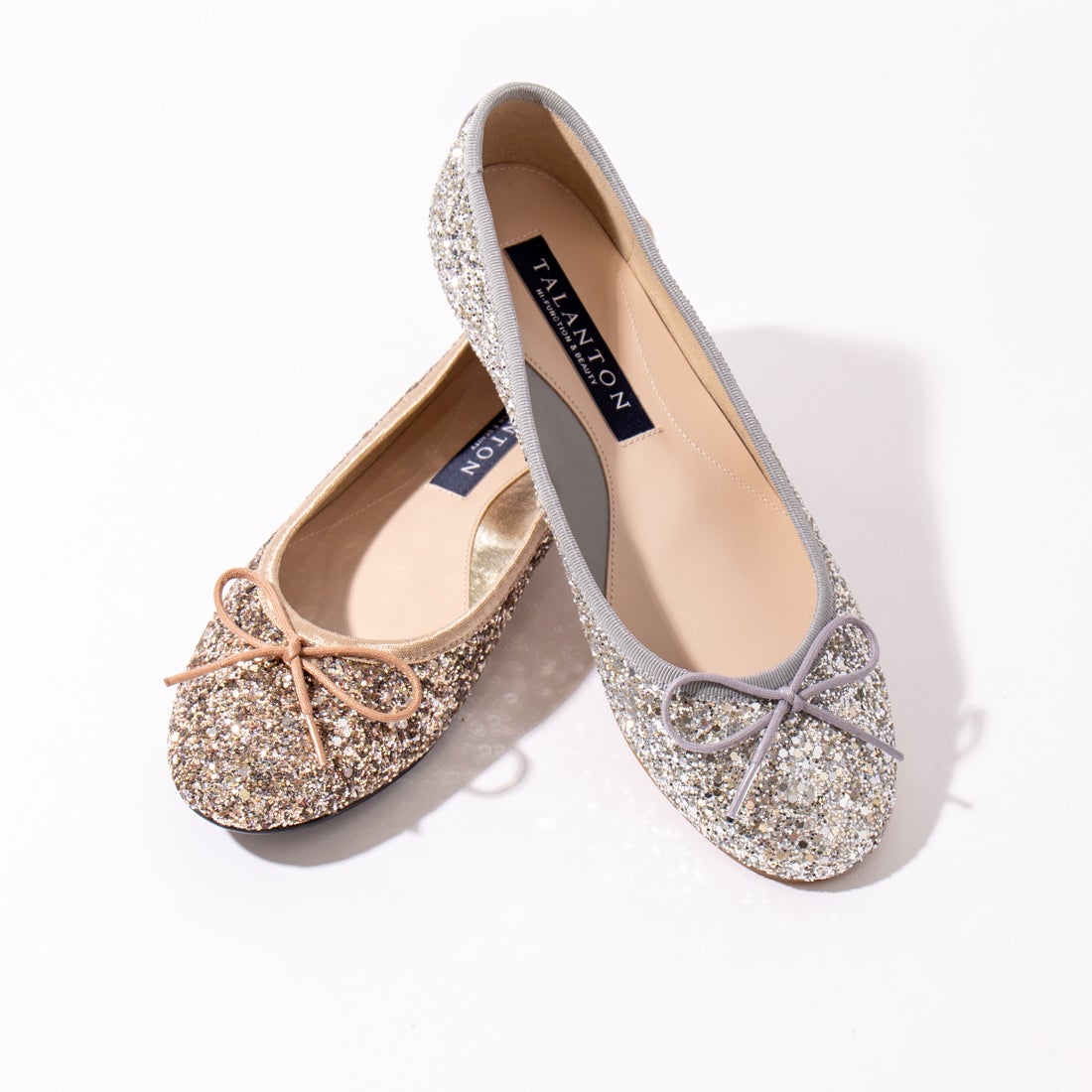 タラントン バイ ダイアナ TALANTON by DIANA ラメグリッターラウンド