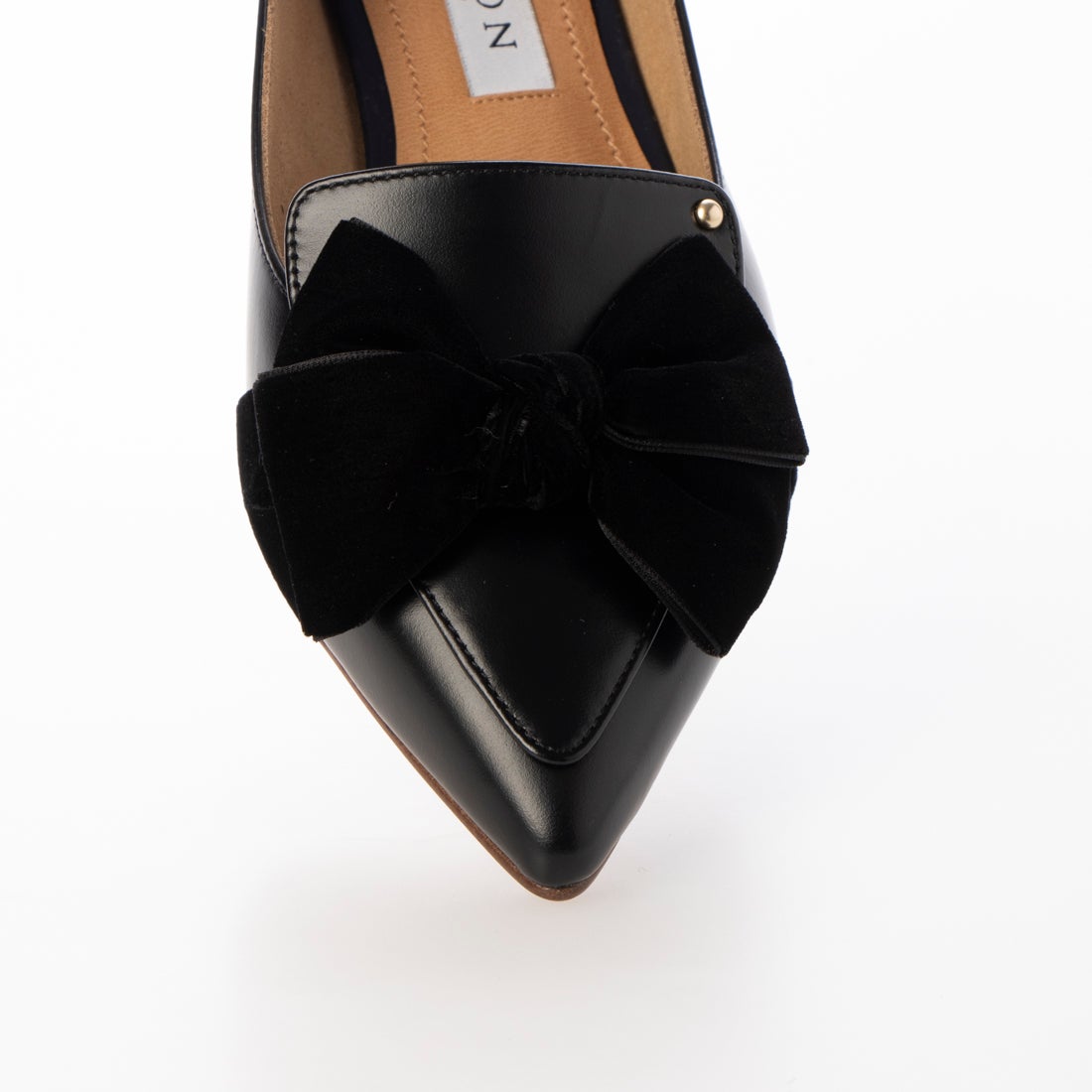 タラントン バイ ダイアナ TALANTON by DIANA リボンローファー （黒