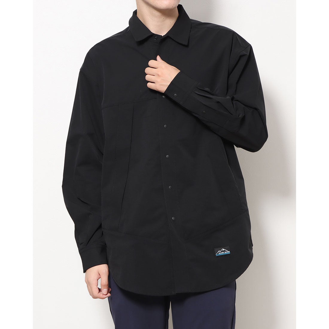 ティゴラ TIGORA メンズ アウトドア 長袖シャツ 撥水ストレッチビッグ