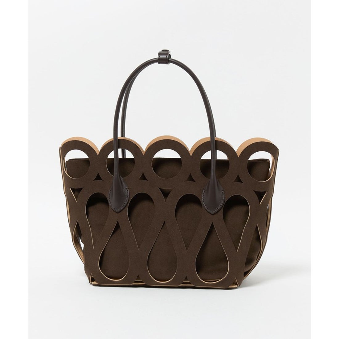 UNITED ARROWS ＜MARY AL TERNA＞MAZE トートバッグ （DK.BROWN