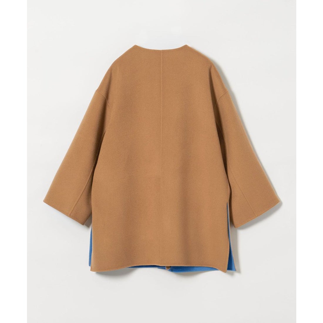 UNITED ARROWS バイカラー リバー ミドルコート （COBALT