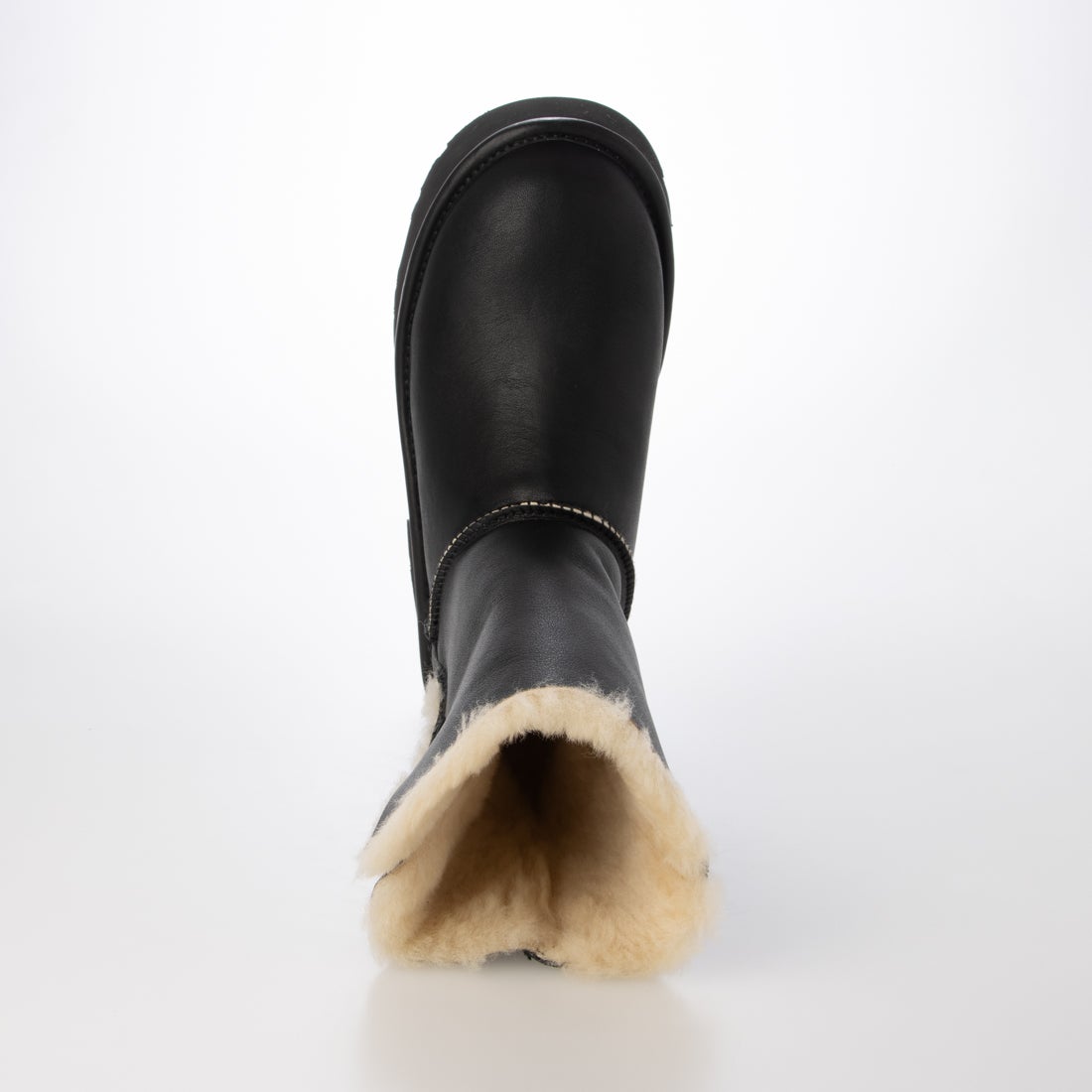 アグ UGG ESMEE LEATHER BOOT （BLACK） -靴＆ファッション通販