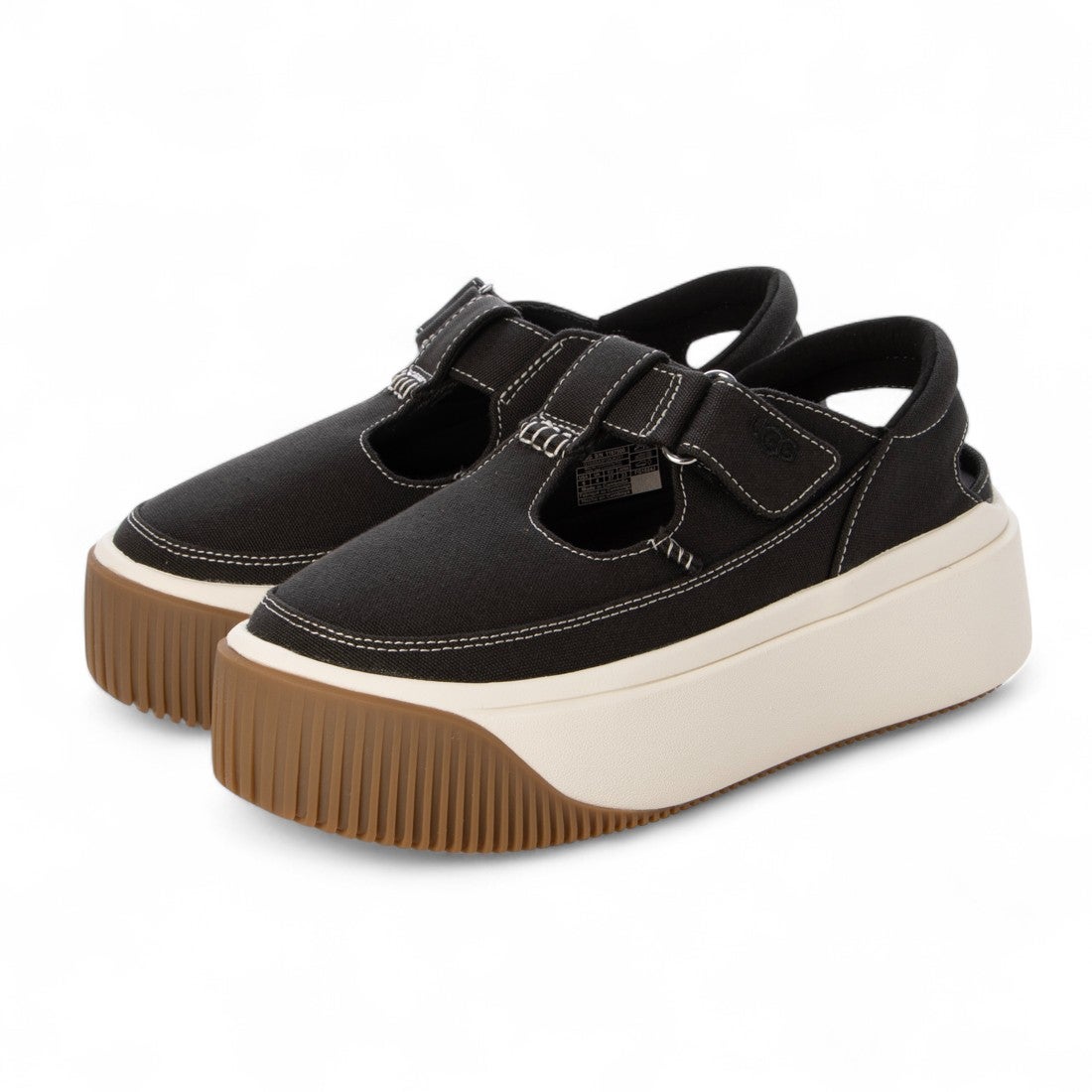 アグ UGG EZ DUZZIT T STRAP スニーカー （ブラック） -waja bazar