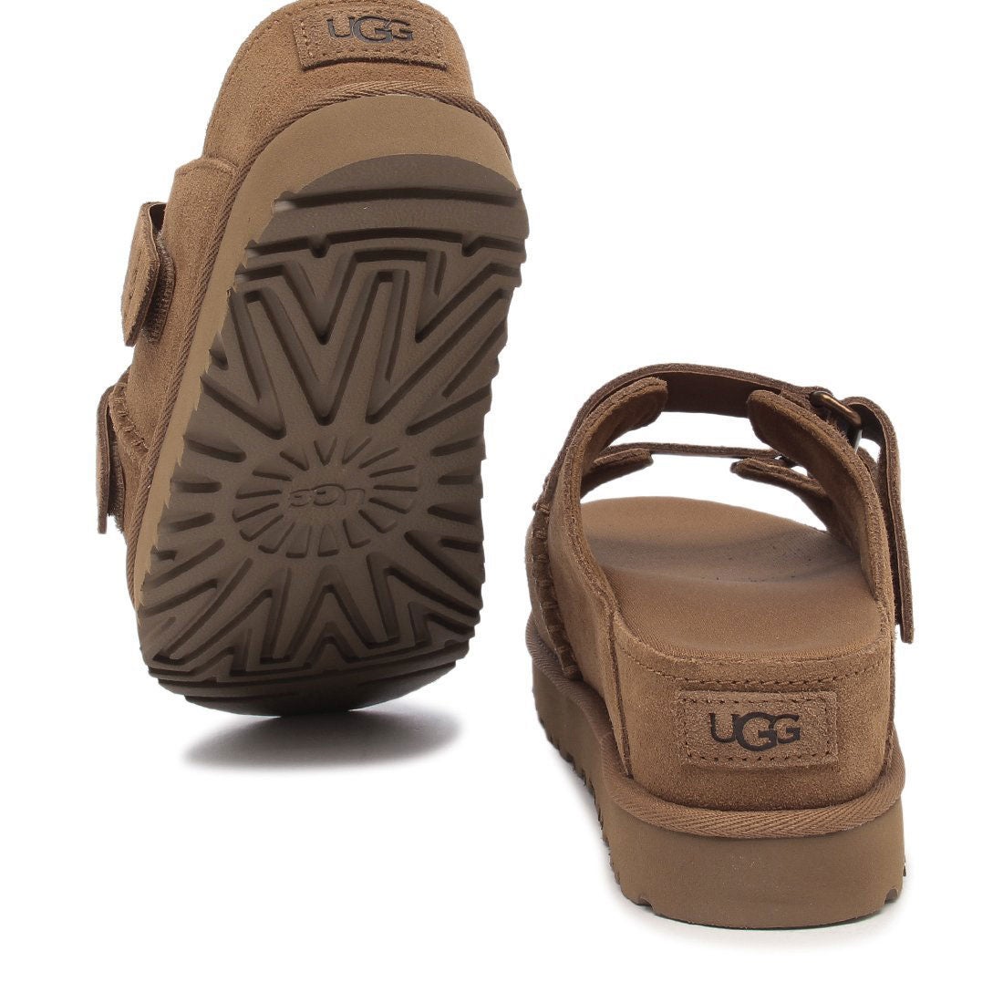アグ UGG アグ 厚底 サンダル ゴールデンスターハイ スライド