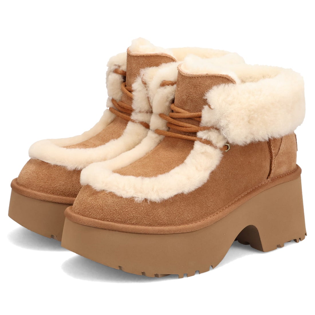アグ UGG ブーツ ムートンブーツ エスミー レース アップ レディース