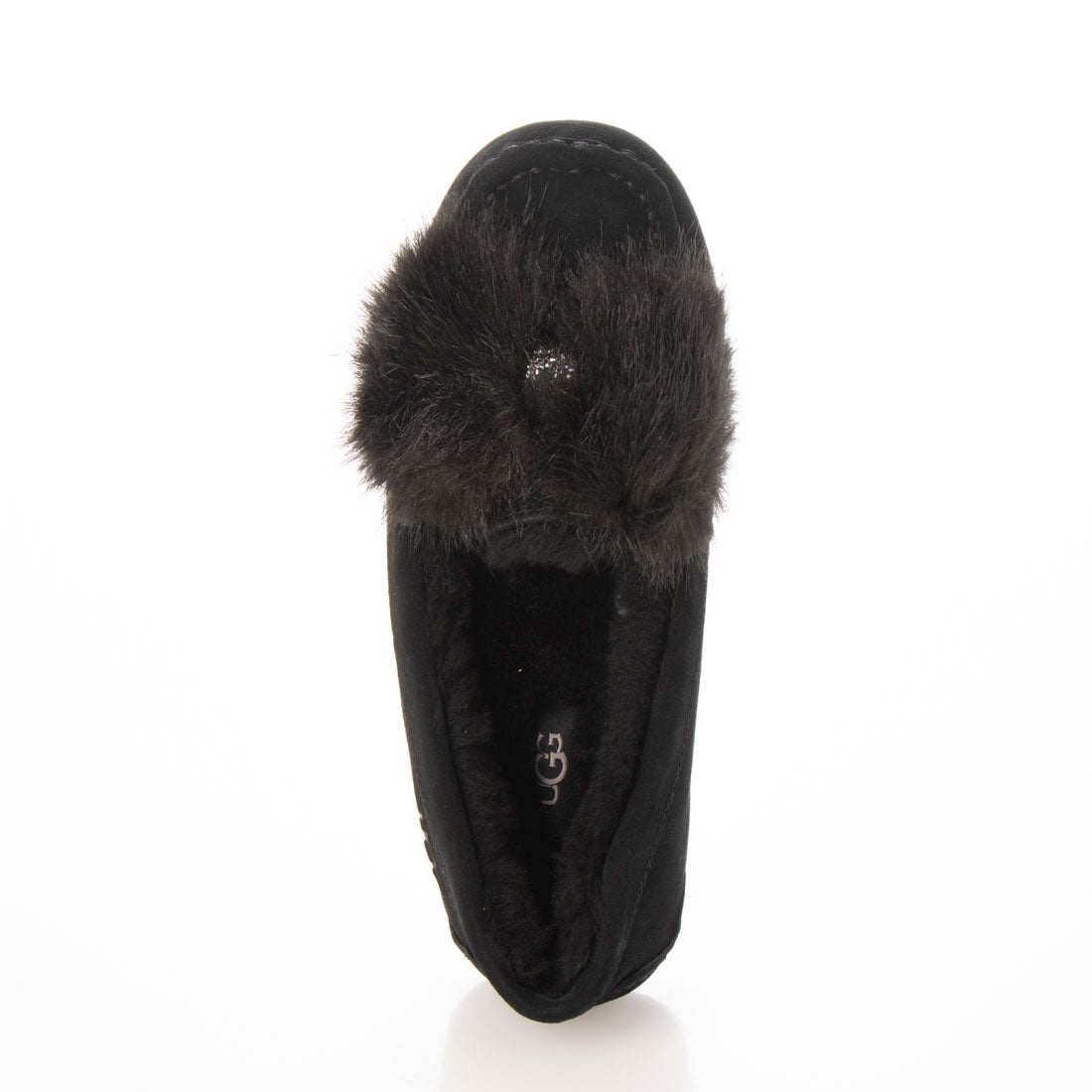 アグ UGG Ansley Puff Bow リボン モカシン （Charcoal） -waja bazar