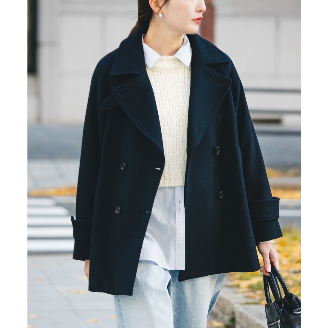 アーバンリサーチ URBAN RESEARCH スーパー100メルトンPコート