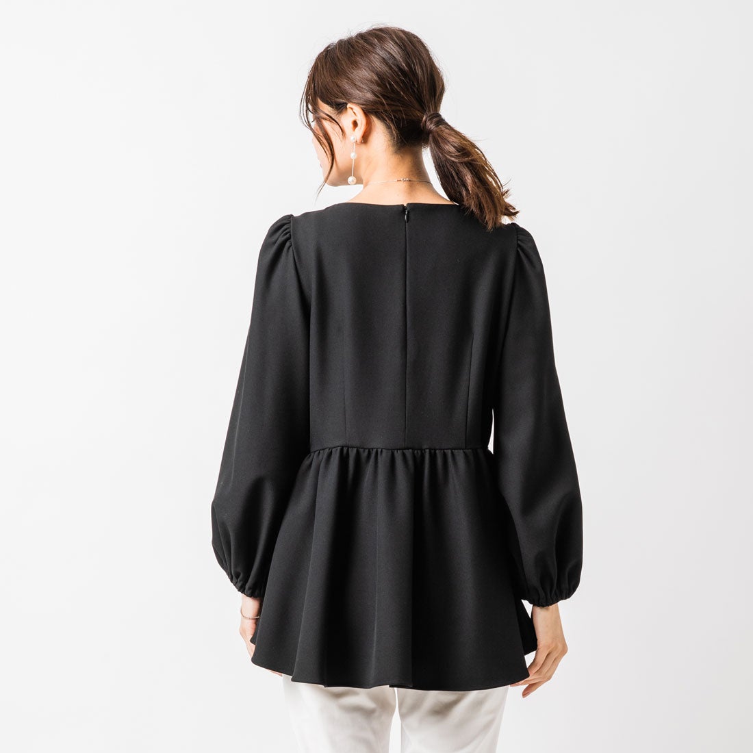 ヴィリーナ VIRINA フランブラウス （ブラック） -靴＆ファッション