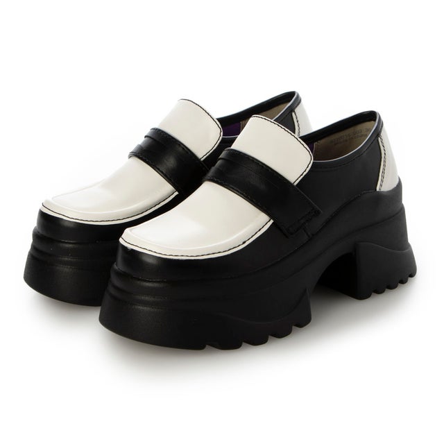 厚底ローファー （ブラックホワイト） -YOSUKE U・S・A 公式