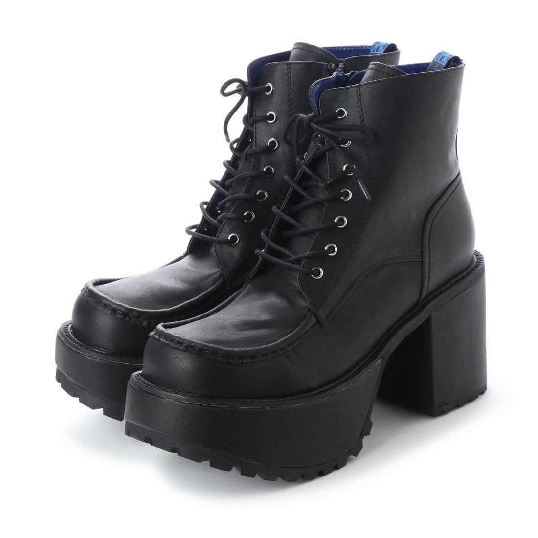 厚底編み上げブーツ（ブラック） -YOSUKE U・S・A 公式