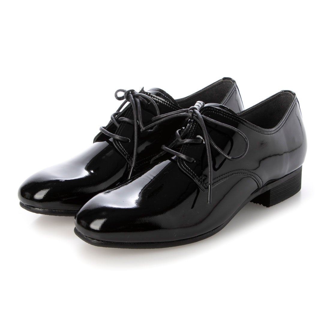 本革レースアップシューズ （ブラックエナメル） -YOSUKE U・S