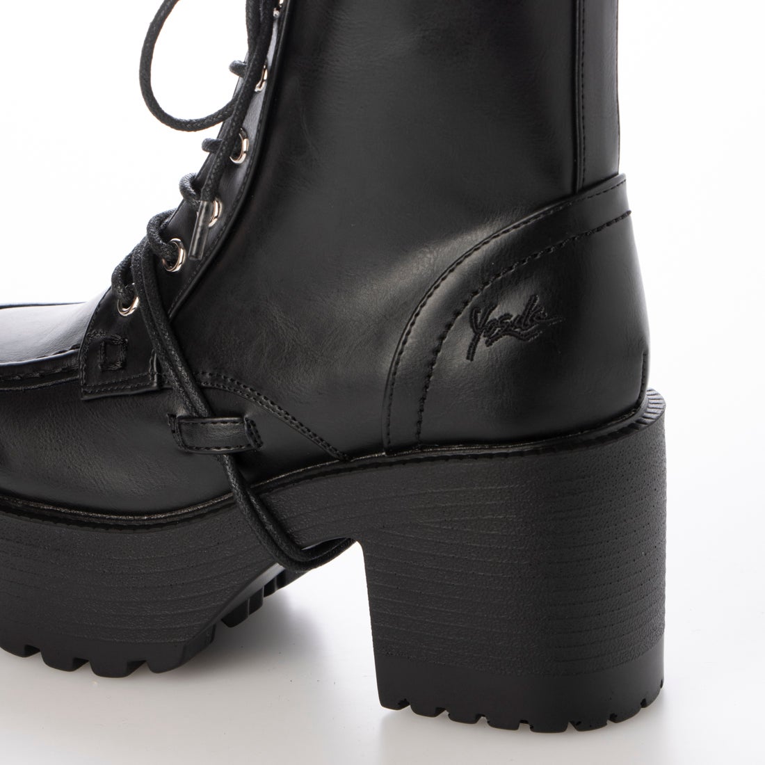 厚底レースアップブーツ （ブラック） -YOSUKE U・S・A 公式