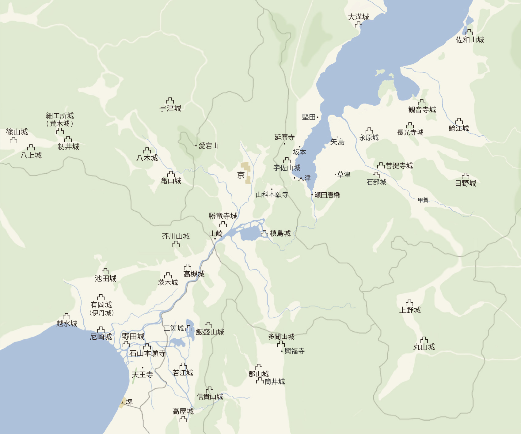 1568年 – 69年 信長が上洛、今川家が滅亡 | 戦国時代勢力図と各大名の動向