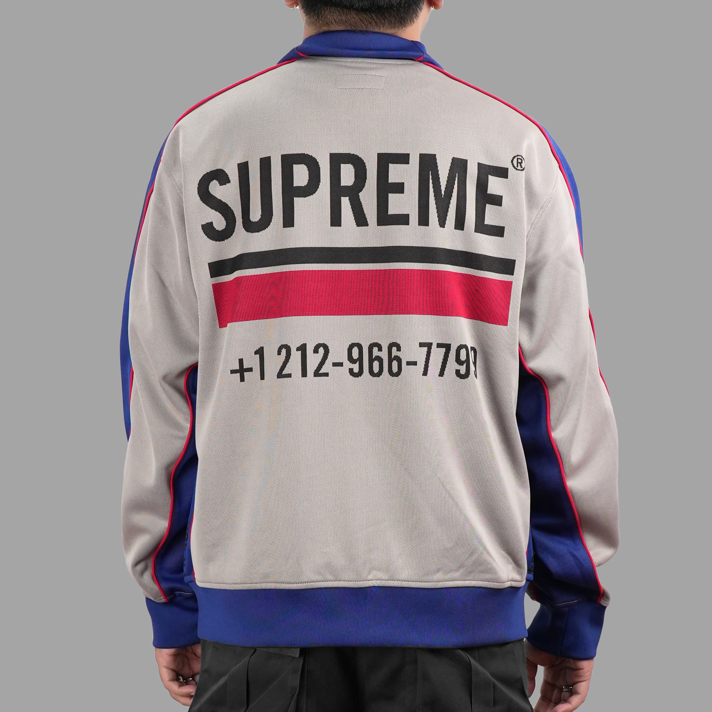 Supreme Stone Island World Famous Jacquard Track Jacket Stone