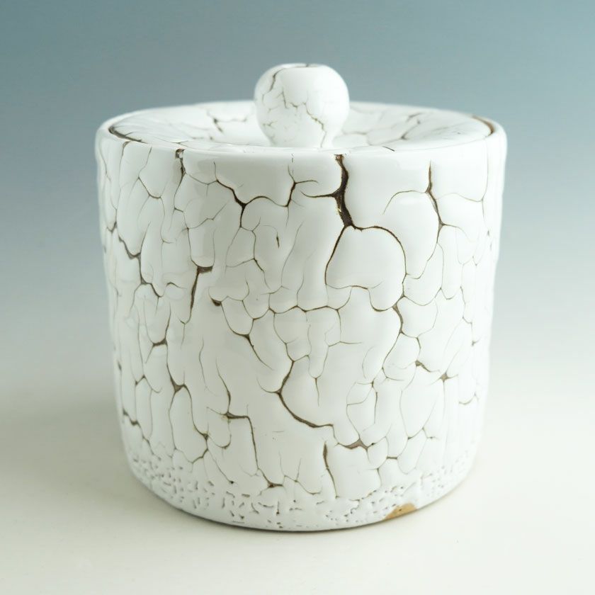 茶道具 水指（水差・みずさし） 龍爪梅花皮 水差し 流 (りゅう) 日ノ出