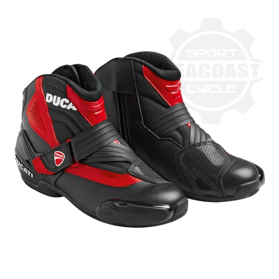 Ducati Theme C2 Technical Short Motorcycle Boots by TCX – Seacoast