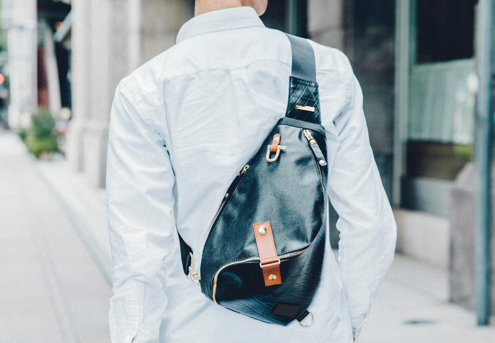 森野帆布コラボ／ワンショルダーバッグspiral | 日本職人が作るメンズ