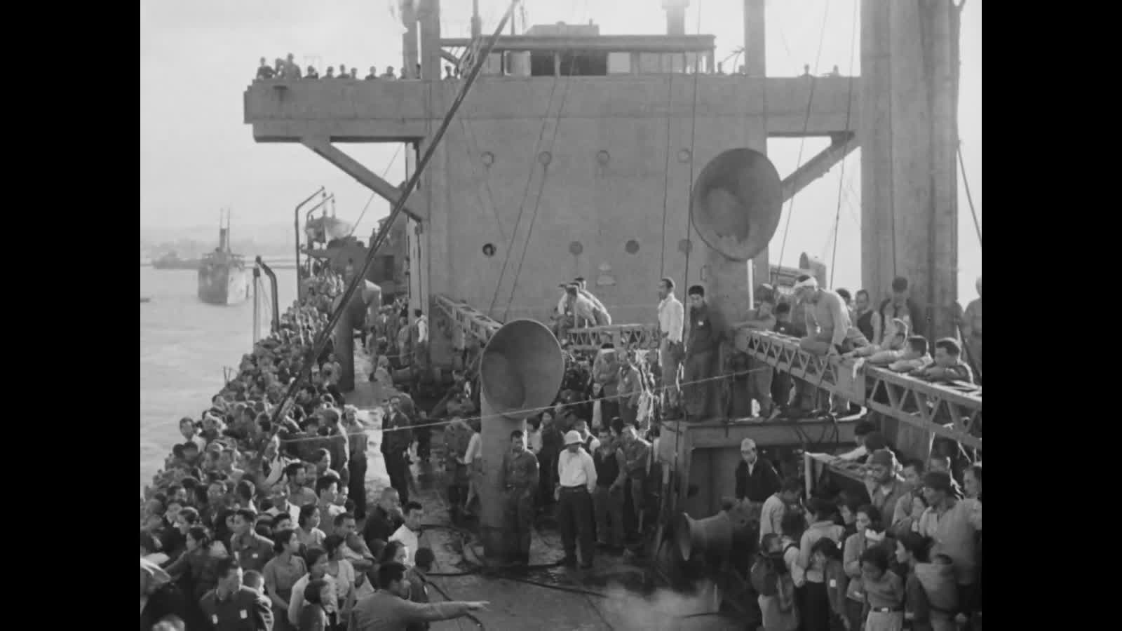 中国人の送還；日本人の引き揚げ | 昭和館デジタルアーカイブ