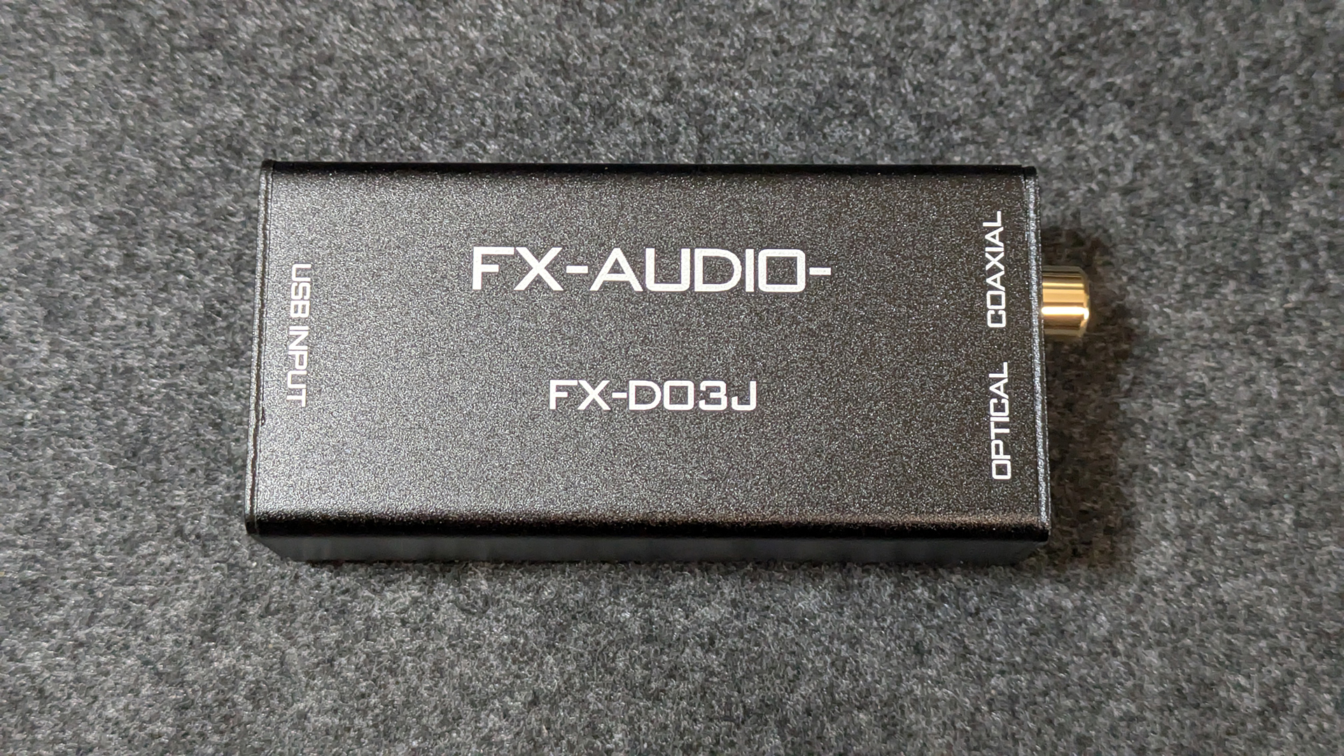 USBから光デジタル・同軸デジタルに変換して出力させる。FX-AUDIO FX