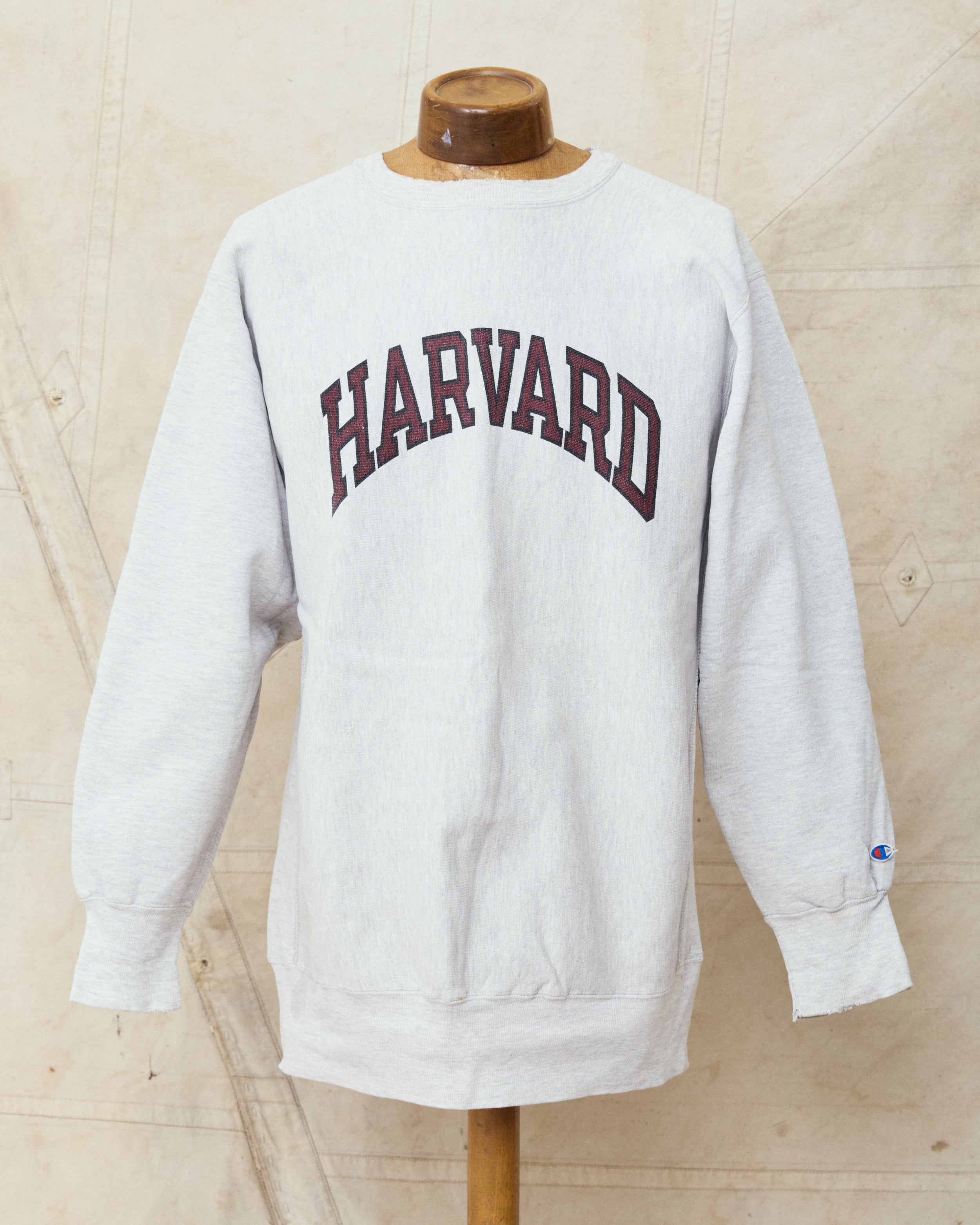 Vintage 90's Champion Reverse Weave Sweatshirt Harvard Gray