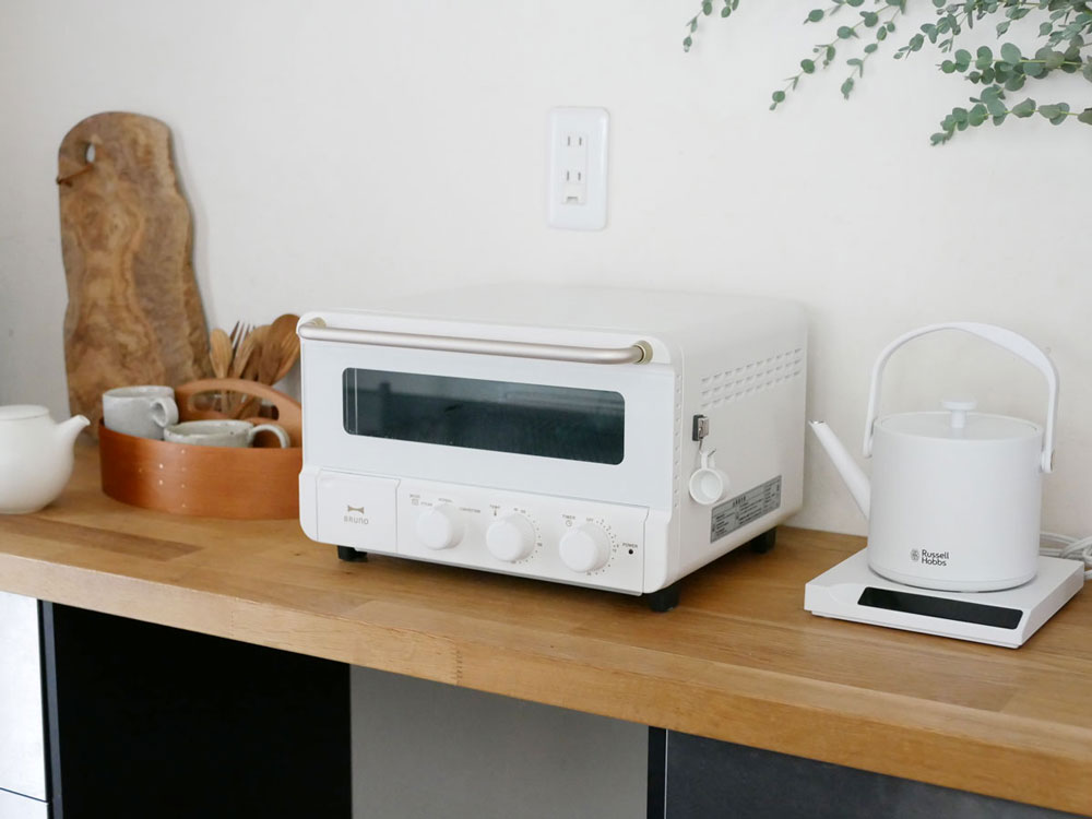 BRUNO スチーム&ベイクトースター ホワイト ブルーノ スチーム&ベイク