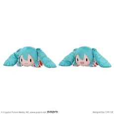 初音ミクシリーズ ふわぷち 寝そべり Mぬいぐるみ “初音ミク