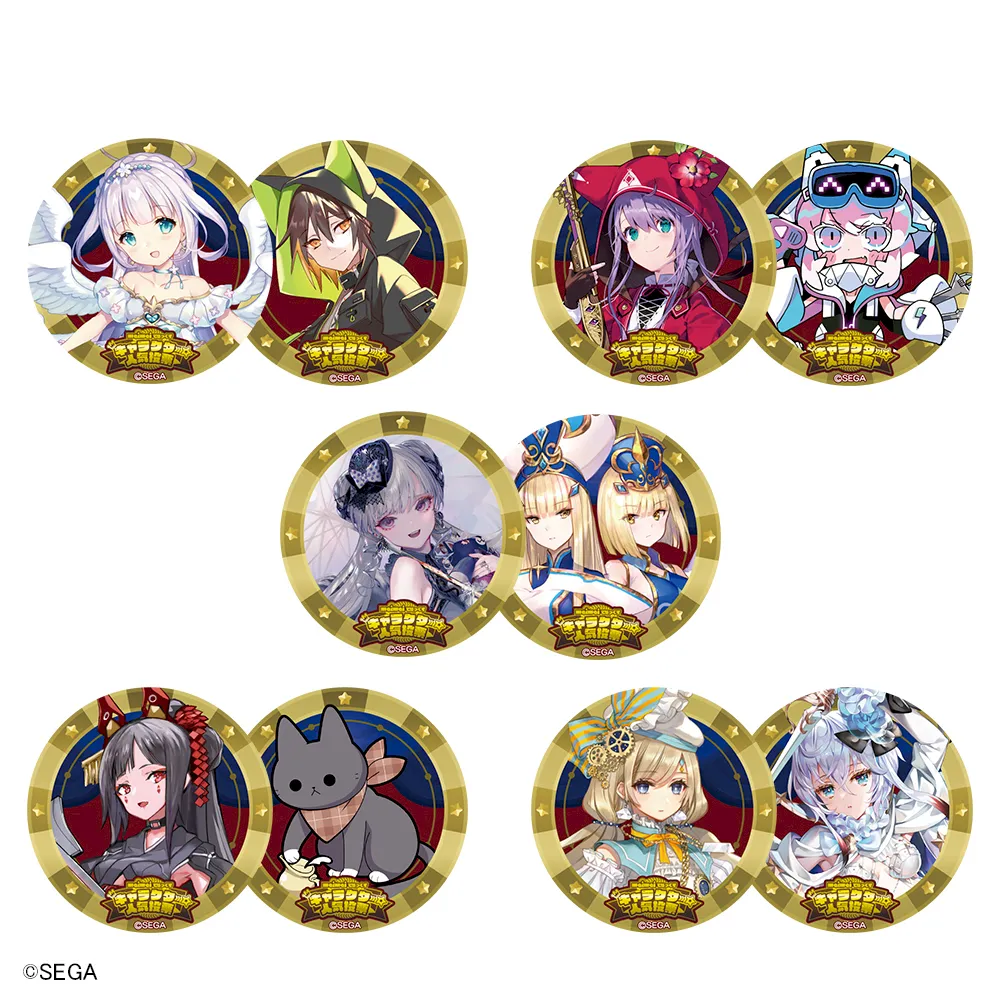 maimai でらっくす キャラクター人気投票 缶バッジセット ちほー