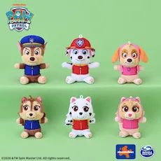 パウ・パトロール ぬいぐるみ 6体セット、キャップ、ティッシュケース