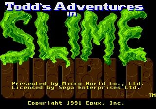 Todd's Adventures in Slime World