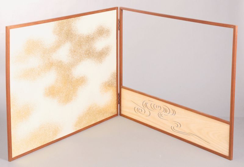 茶道具】 鵬雲斎好写 金砂子 清流透 腰風炉先 （江戸間 または 京間）