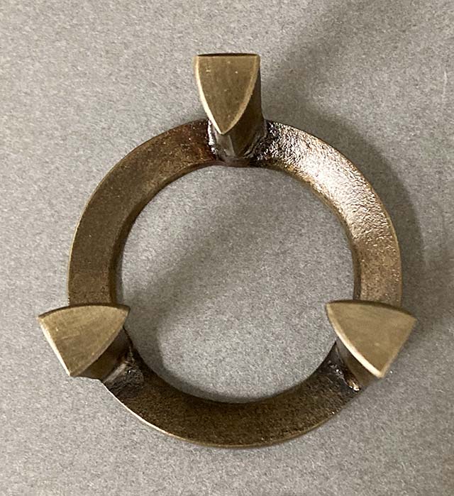 唐銅 五徳 蓋置（七種蓋置 並品 鍋長色）