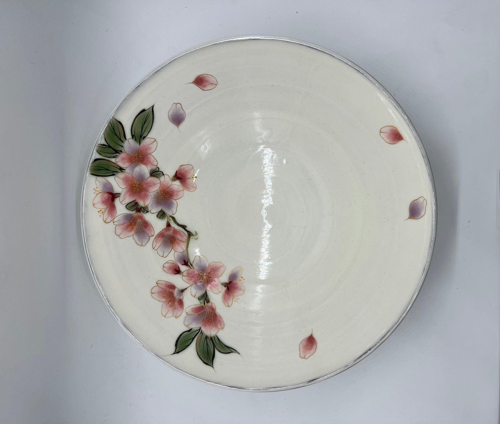 京焼・清水焼 土渕陶あん(陶あん窯) 桜八寸鉢 – SEIKADO