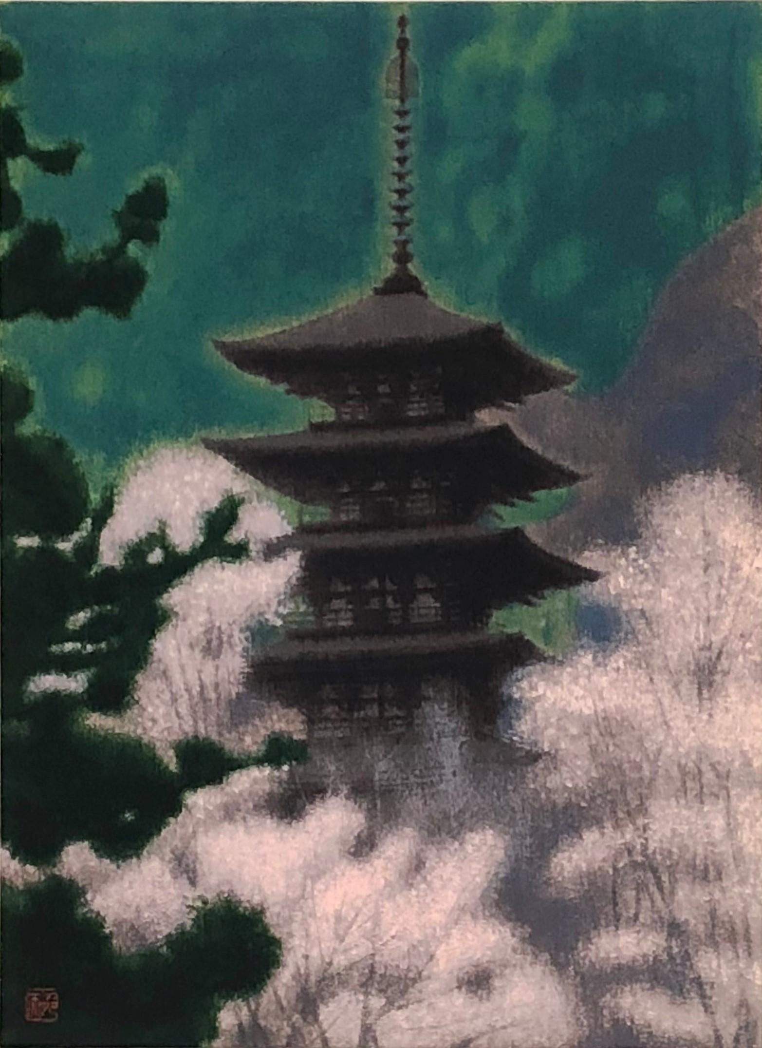 ○レア…美品…薬師寺の夜…平山郁夫